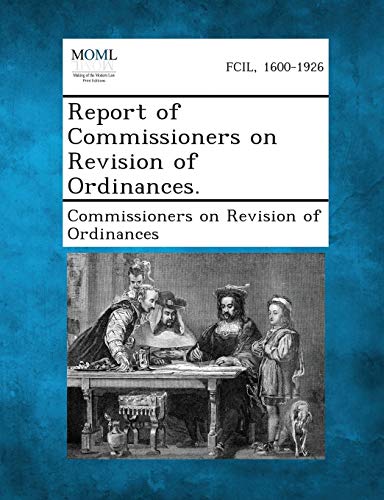 Commissioners on Rev - Report of . - New paperback or softback