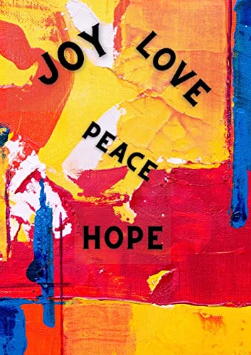 Lov - Joy peace hope notebook notebook - New paperback or softback
