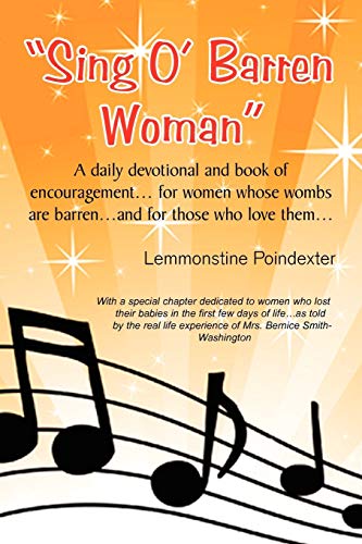 Poindexter - ''Sing O Barren Woman'' - New paperback or softback