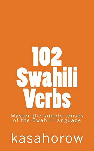 kasahorow - 102 Swahili Verbs - New paperback or softback