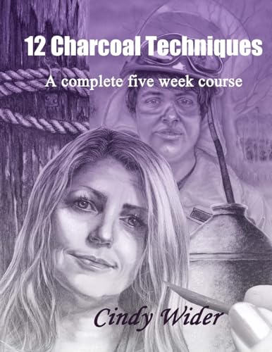 Wider - 12 Charcoal Techniques A Complete Five Week Course - New pape
