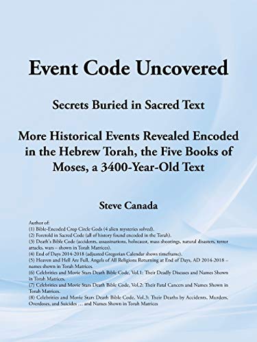 Canada - Event Code Uncovered Secrets Buried in Sacred Text - New pap