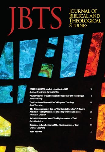 Diffey - Journal of Biblical and Theological Studies - New paperback o