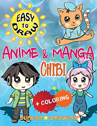 Books - EASY TO DRAW Anime & Manga CHIBI: Draw & Color 20 Cute Kawaii