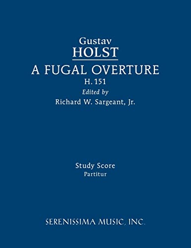 Holst - A Fugal Overture, H.151: Study score - New paperback or softba