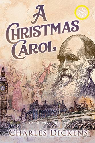 Dickens - A Christmas Carol (Large Print, Annotated) - New paperback o