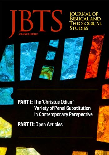 Diffey - Journal of Biblical and Theological Studies, Issue 6.1 - New