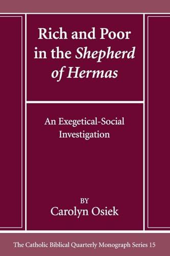 Osiek - Rich and Poor in the Shepherd of Hermas - New paperback or sof
