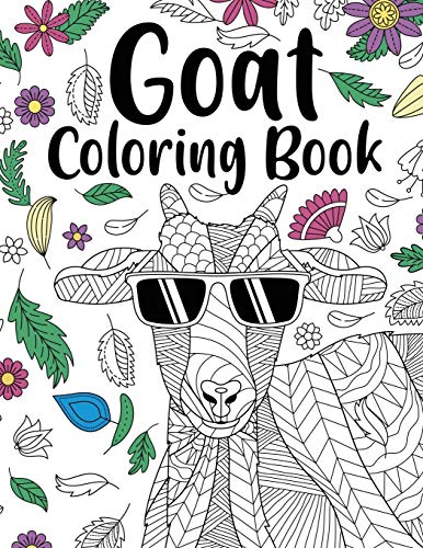 Online Stor - Goat Coloring Book Adult Coloring Book, Goat Gifts for