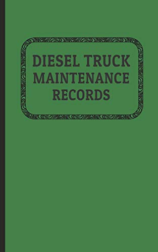 Service Books - Diesel Truck Maintenance Records Made for Truck Owner