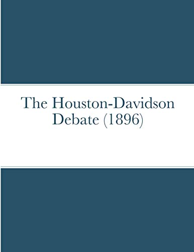 Jerom - Houston-Davidson debate (1896) - New paperback or softback