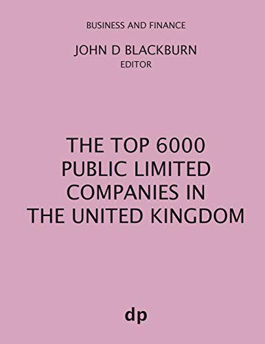 Blackburn - Top 6000 Public Limited Companies in The United Kingdom -