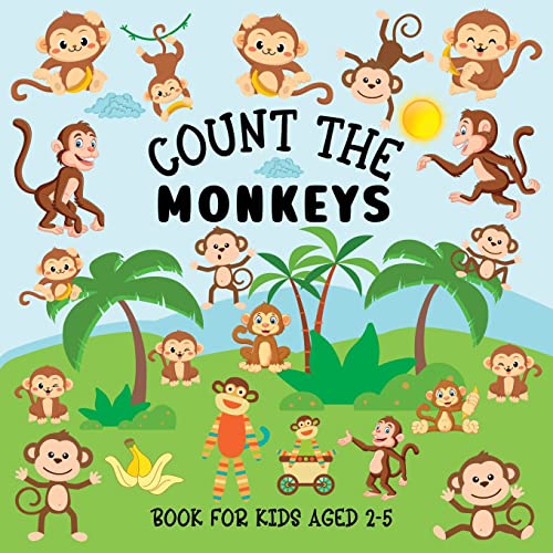 Hoffman - Count The Monkeys: Book For Kids Aged 2-5 - New paperback or