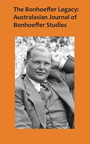 Lovat - Bonhoeffer Legacy 4/2: Australasian Journal of Bonhoeffer Stud