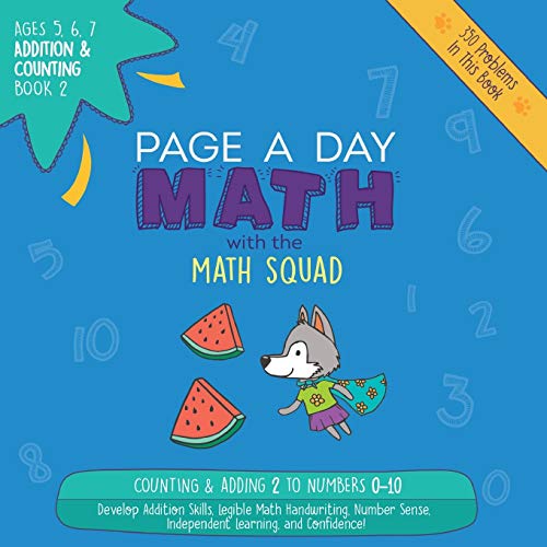 Auerbac - Page A Day Math Addition & Counting Book 2: Adding 2 to the