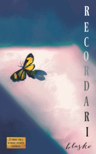 Blasko - Recordari 25 poems for a hundred intimate strangers - New pa