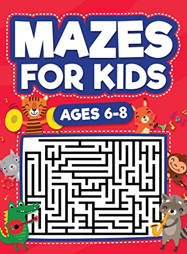 Evans - Mazes For Kids Ages 6-8: Maze Activity Book | 6, 7, 8 year old