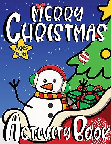 World - Merry Christmas Activity Book For Kids - New paperback or soft
