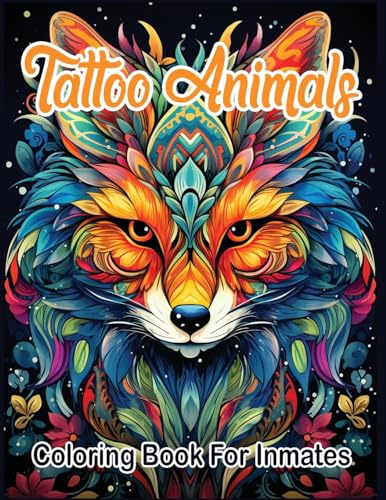 Publishing LLC - Tattoo Animals coloring book for inmates - New paperb