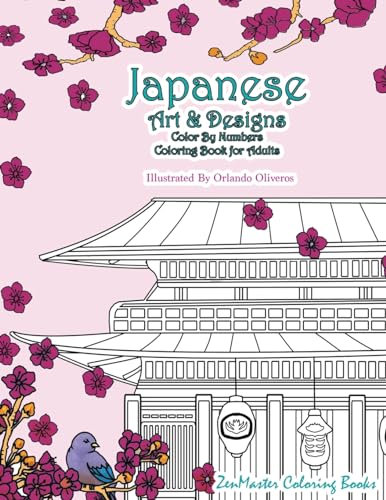 ZenMaster Coloring B - Japanese Art and Designs Color By Numbers Color