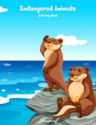 Snels - Endangered Animals Coloring Book 1 - New paperback or softback