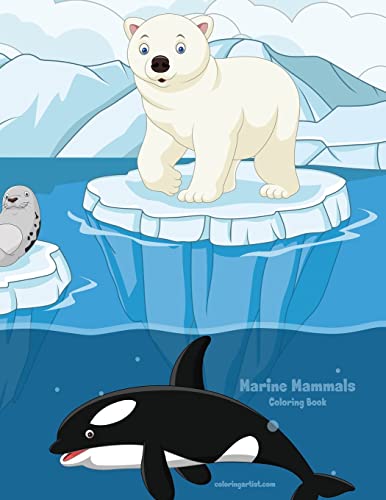 Snels - Marine Mammals Coloring Book 1 - New paperback or softback