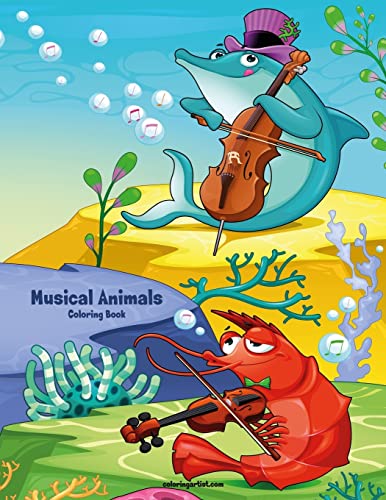 Snels - Musical Animals Coloring Book 1 - New paperback or softback