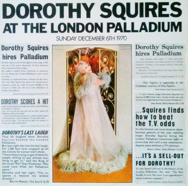 Dorothy Squires - At The London Palladium - Used Vinyl Record