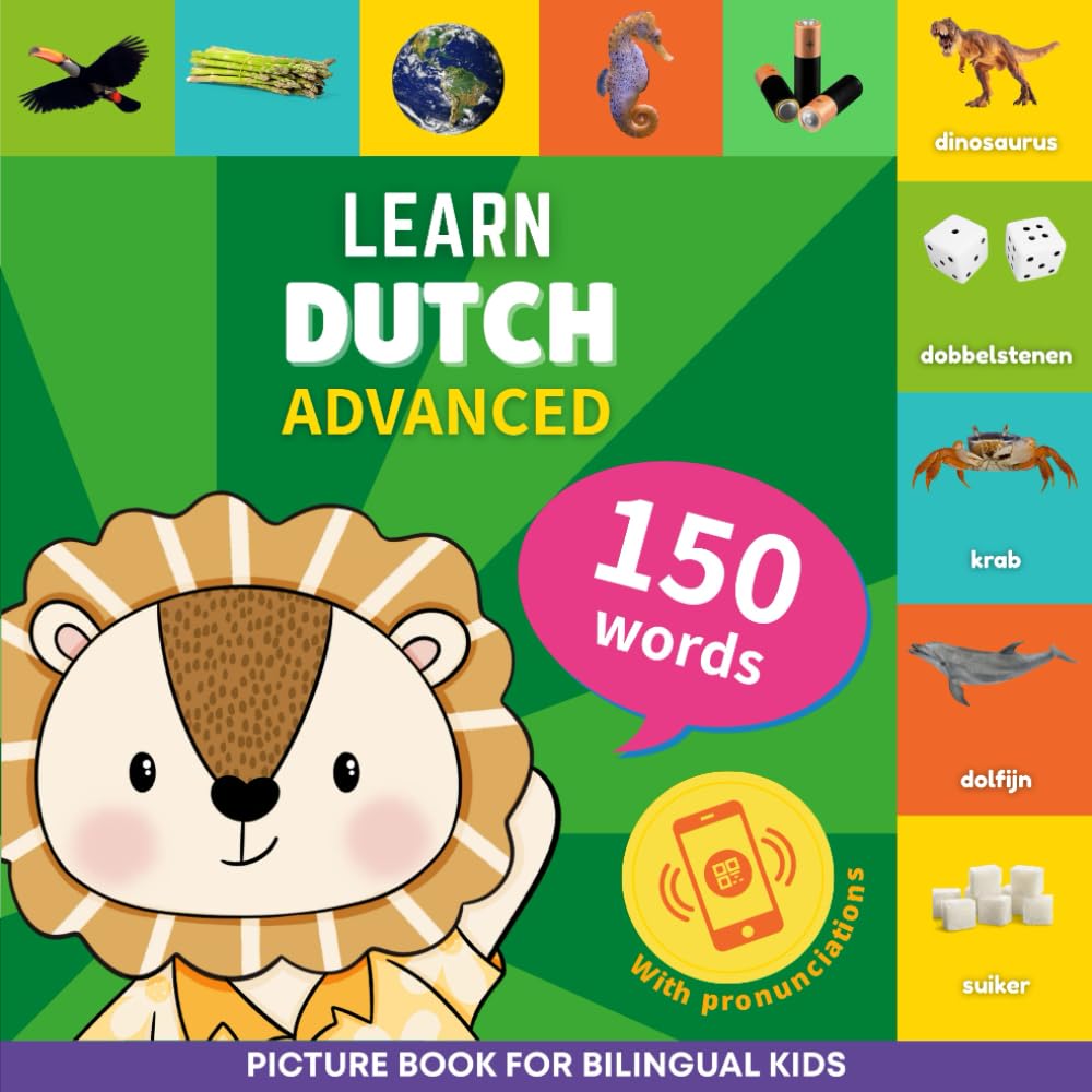 GooseNBooks - Learn dutch - 150 words with pronunciations - Advanced: