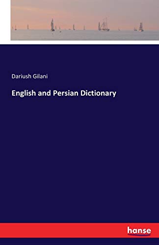 Gilani - English and Persian Dictionary - New paperback or softback