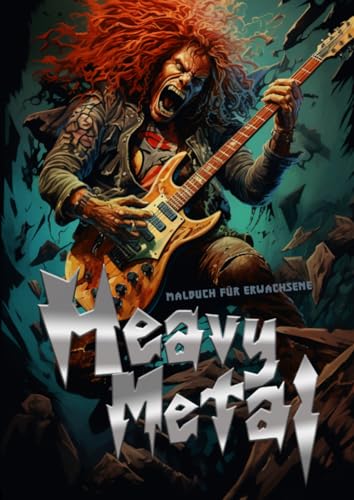 Publishing - Heavy Metal Coloring Book for Adults: Headbanger Coloring