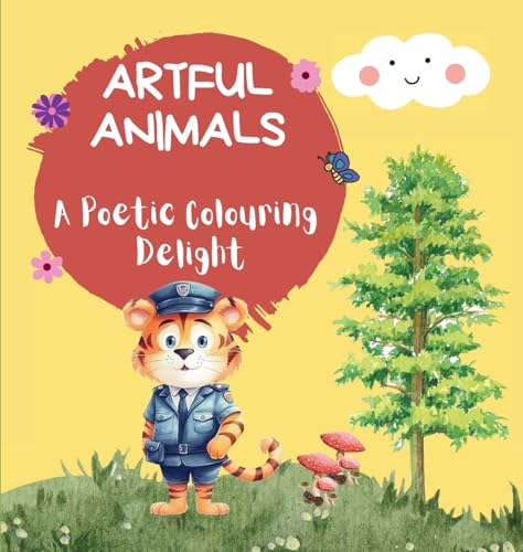 Shukla - Artful Animals: A Poetic Colouring Delight - New hardback or