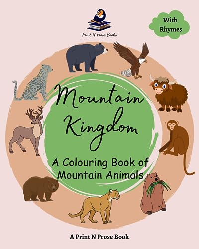 Shukla - Mountain Kingdom : A Colouring Book of Mountain Animals - New