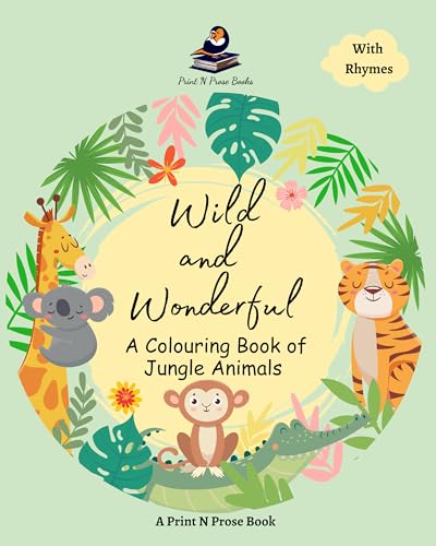 Shukla - Wild and Wonderful : A Colouring Book of Jungle Animal - New