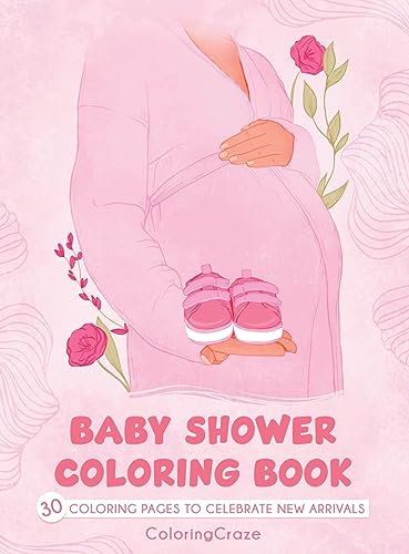 ColoringCraz - Baby Shower Coloring Book 30 Coloring Pages to Celebra