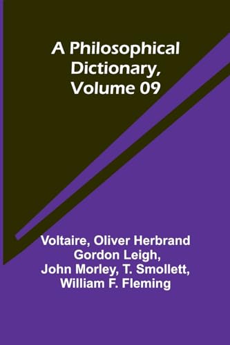 Voltair - A Philosophical Dictionary, Volume 09 - New paperback or sof