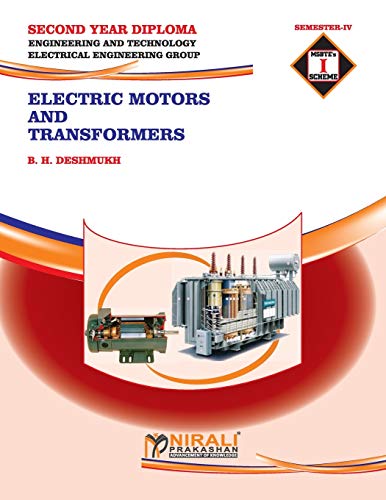 DESHMUKH - ELECTRIC MOTORS AND TRANSFORMERS - New paperback or softbac