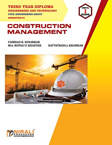 SONARKAR - CONSTRUCTION MANAGEMENT (22061) - New paperback or softback