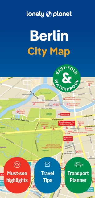 Lonely Planet - Berlin City Map - New Sheet map
