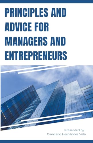 Vela - Principles and Advice for Managers and Entrepreneurs - New pape