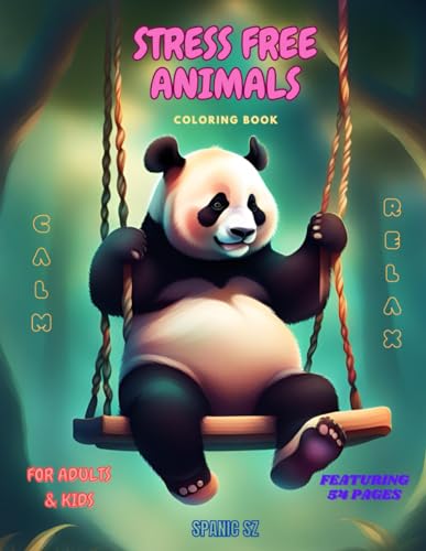 SZ - Stress Free Animals: coloring book - New paperback or softback