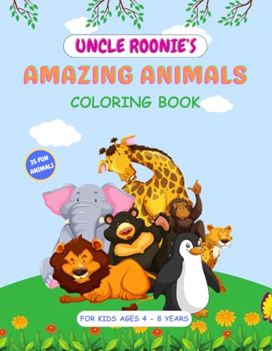 Herbs - Uncle Roonie's Amazing Animals Coloring Book: 35 Amazing Anima