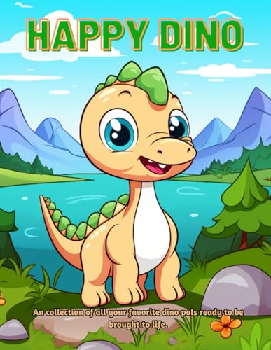 Villa - Happy Dino: A Beautiful Landscape Coloring Adventure - New pap