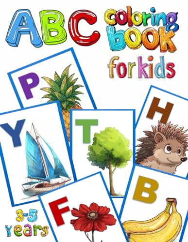West - ABC Coloring Book for Kids 3-5 years: Educational Coloring Page