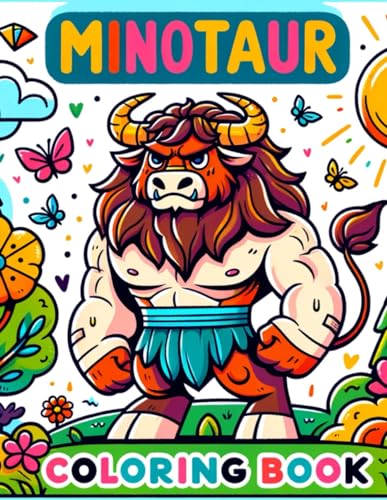 Long Art - Minotaur Coloring Book: Where Whimsical Designs and Majesti