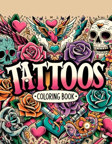 Kim Art - Tattoos Coloring Book: Where Each Page Holds the Spirit and
