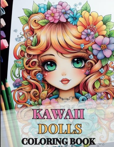 Phillips - Kawaii Doll Coloring Book: Unleash Creativity with 42 Uniqu