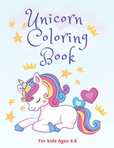Danes - Unicorn Coloring Book For Kids Unicorns, numbers, educational