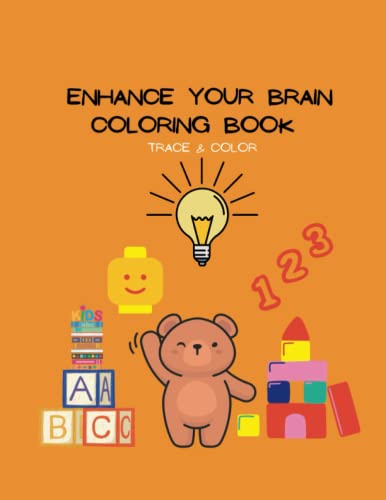 Station - Enhance your brain Trace & color for ages 3-5 boys and gir