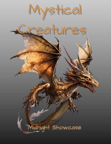 Showcas - Mystical Creatures A Dragon Coloring Book - New paperback or
